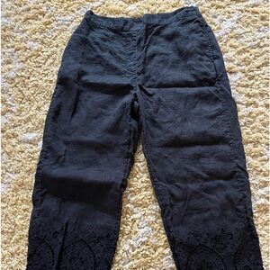 Chicos Linen ankle length pants